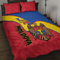 Moldova Independence Day Quilt Bed Set August 27 One People One Nation - Wonder Print Shop