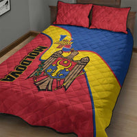 Moldova Independence Day Quilt Bed Set August 27 One People One Nation - Wonder Print Shop