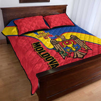 Moldova Independence Day Quilt Bed Set August 27 One People One Nation - Wonder Print Shop