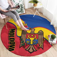 Moldova Independence Day Round Carpet August 27 One People One Nation - Wonder Print Shop