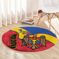Moldova Independence Day Round Carpet August 27 One People One Nation - Wonder Print Shop