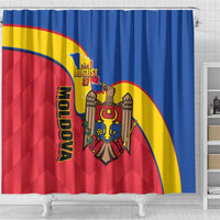Moldova Independence Day Shower Curtain August 27 One People One Nation - Wonder Print Shop