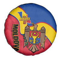 Moldova Independence Day Spare Tire Cover August 27 One People One Nation - Wonder Print Shop