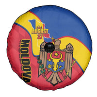 Moldova Independence Day Spare Tire Cover August 27 One People One Nation - Wonder Print Shop