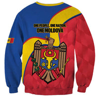 Moldova Independence Day Sweatshirt August 27 One People One Nation - Wonder Print Shop