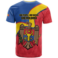 Moldova Independence Day T Shirt August 27 One People One Nation - Wonder Print Shop