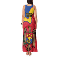 Moldova Independence Day Tank Maxi Dress August 27 One People One Nation - Wonder Print Shop
