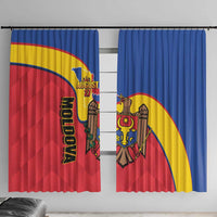 Moldova Independence Day Window Curtain August 27 One People One Nation - Wonder Print Shop