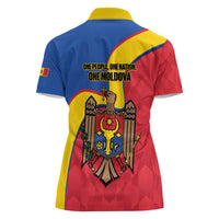 Moldova Independence Day Women Polo Shirt August 27 One People One Nation - Wonder Print Shop