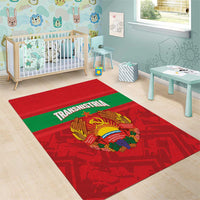 Transnistria Independence Day Area Rug Coat Of Arms Flag Style - Wonder Print Shop