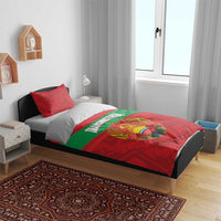 Transnistria Independence Day Bedding Set Coat Of Arms Flag Style - Wonder Print Shop