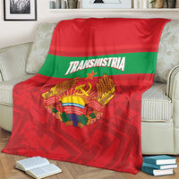 Transnistria Independence Day Blanket Coat Of Arms Flag Style - Wonder Print Shop
