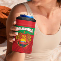 Transnistria Independence Day 4 in 1 Can Cooler Tumbler Coat Of Arms Flag Style - Wonder Print Shop