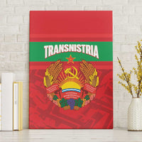 Transnistria Independence Day Canvas Wall Art Coat Of Arms Flag Style - Wonder Print Shop