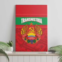 Transnistria Independence Day Canvas Wall Art Coat Of Arms Flag Style - Wonder Print Shop