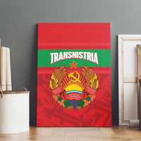 Transnistria Independence Day Canvas Wall Art Coat Of Arms Flag Style - Wonder Print Shop