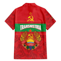 Transnistria Independence Day Family Matching Mermaid Dress and Hawaiian Shirt Coat Of Arms Flag Style - Wonder Print Shop