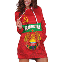 Transnistria Independence Day Hoodie Dress Coat Of Arms Flag Style - Wonder Print Shop