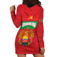 Transnistria Independence Day Hoodie Dress Coat Of Arms Flag Style - Wonder Print Shop