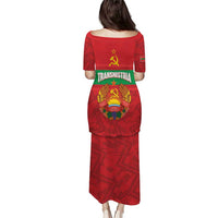 Transnistria Independence Day Puletasi Coat Of Arms Flag Style - Wonder Print Shop