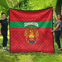 Transnistria Independence Day Quilt Coat Of Arms Flag Style - Wonder Print Shop
