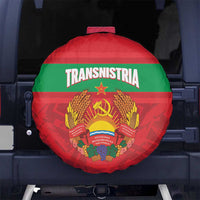 Transnistria Independence Day Spare Tire Cover Coat Of Arms Flag Style - Wonder Print Shop