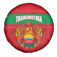 Transnistria Independence Day Spare Tire Cover Coat Of Arms Flag Style - Wonder Print Shop