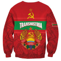 Transnistria Independence Day Sweatshirt Coat Of Arms Flag Style - Wonder Print Shop
