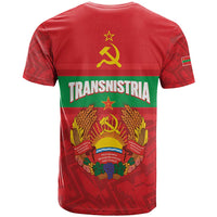 Transnistria Independence Day T Shirt Coat Of Arms Flag Style - Wonder Print Shop