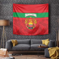 Transnistria Independence Day Tapestry Coat Of Arms Flag Style - Wonder Print Shop