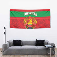 Transnistria Independence Day Tapestry Coat Of Arms Flag Style - Wonder Print Shop