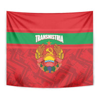 Transnistria Independence Day Tapestry Coat Of Arms Flag Style - Wonder Print Shop