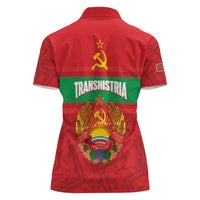 Transnistria Independence Day Women Polo Shirt Coat Of Arms Flag Style - Wonder Print Shop