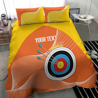 Personalised Bhutan Archery Bedding Set Board Style Flag Color - Wonder Print Shop