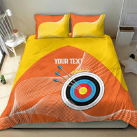Personalised Bhutan Archery Bedding Set Board Style Flag Color - Wonder Print Shop