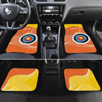 Personalised Bhutan Archery Car Mats Board Style Flag Color - Wonder Print Shop