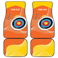 Personalised Bhutan Archery Car Mats Board Style Flag Color - Wonder Print Shop