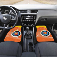 Personalised Bhutan Archery Car Mats Board Style Flag Color - Wonder Print Shop
