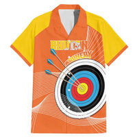 Personalised Bhutan Archery Family Matching Mermaid Dress and Hawaiian Shirt Board Style Flag Color - Wonder Print Shop