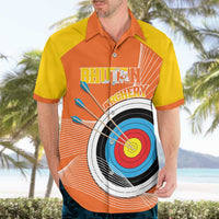 Personalised Bhutan Archery Hawaiian Shirt Board Style Flag Color - Wonder Print Shop