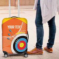Personalised Bhutan Archery Luggage Cover Board Style Flag Color - Wonder Print Shop