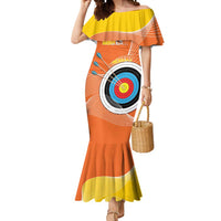 Personalised Bhutan Archery Mermaid Dress Board Style Flag Color - Wonder Print Shop