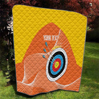 Personalised Bhutan Archery Quilt Board Style Flag Color - Wonder Print Shop