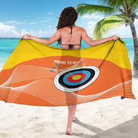 Personalised Bhutan Archery Sarong Board Style Flag Color - Wonder Print Shop