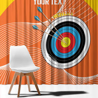 Personalised Bhutan Archery Window Curtain Board Style Flag Color - Wonder Print Shop