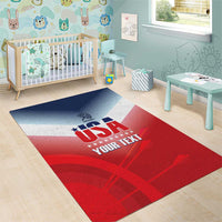Personalized United States Archery Area Rug USA 2025 Sporty Style - Wonder Print Shop