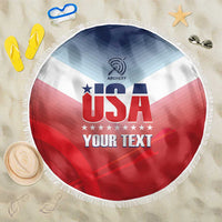 Personalized United States Archery Beach Blanket USA 2025 Sporty Style - Wonder Print Shop