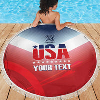Personalized United States Archery Beach Blanket USA 2025 Sporty Style - Wonder Print Shop