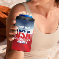 Personalized United States Archery 4 in 1 Can Cooler Tumbler USA 2025 Sporty Style - Wonder Print Shop