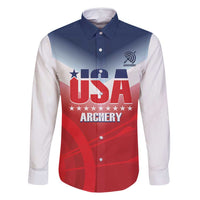 Personalized United States Archery Family Matching Mermaid Dress and Hawaiian Shirt USA 2025 Sporty Style - Wonder Print Shop